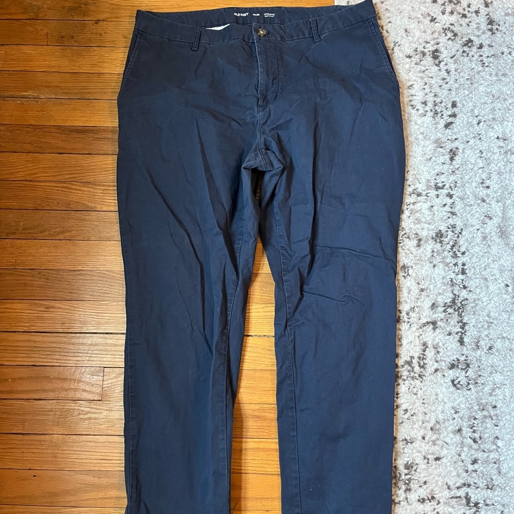 Old Navy Men's Dark Blue Chinos